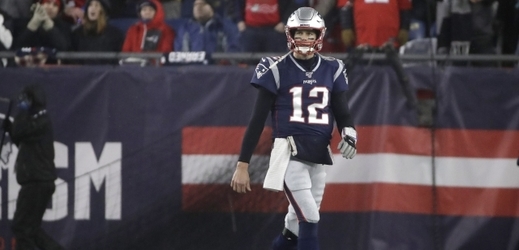 Quarterback New Englandu Tom Brady.