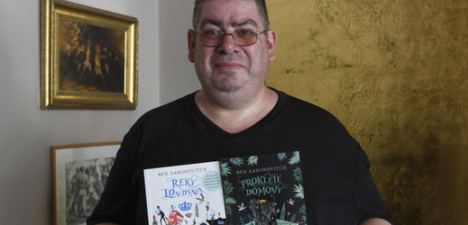 Britský spisovatel Ben Aaronovitch, autor knižní řady Řeky Londýna.