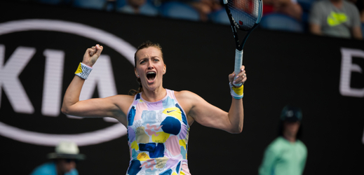 Petra Kvitová postoupila do čtvrtfinále Australian Open.
