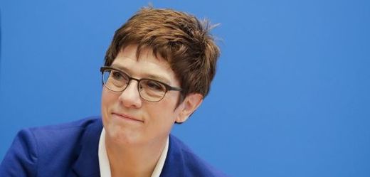 Předsedkyně německé Křesťanskodemokratické unie (CDU) Annegret Krampová-Karrenbauerová.