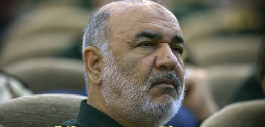 Velitel íránských revolučních gard Hosejn Salámí.