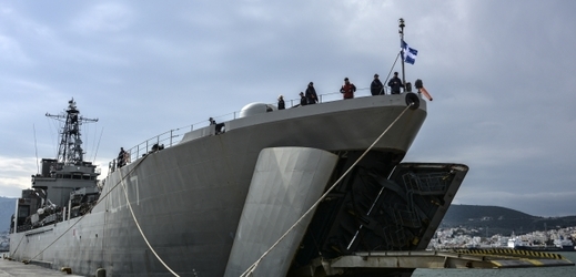 Loď řeckého námořnictva.