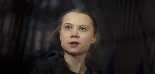 Greta Thunbergová.