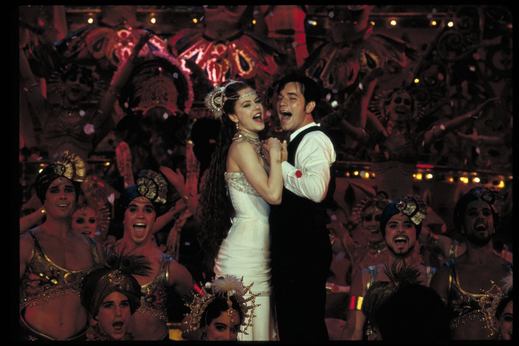 V Moulin Rouge po boku Nicole Kidmanové.