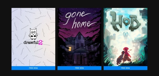 Další tři hry zdarma ke stažení: Gone Home, Hob a Drawful 2
