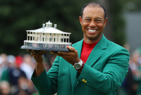 Slavný americký golfista Tiger Woods.