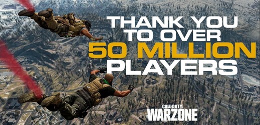 Střílečka Call of Duty: Warzone slaví 50 milionů stažení