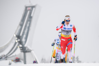 Běžkyně na lyžích Jacobsenová.