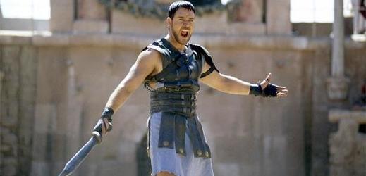 Russell Crowe ve filmu Gladiátor.