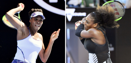 Obě sestry Williamsovy se na turnaji představí. Vlevo Venus a vpravo Serena.