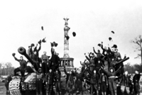 Oslava konce druhé světové války v Berlíně.