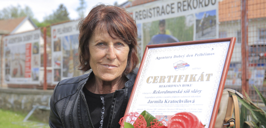 Bývalá atletka Jarmila Kratochvílová.