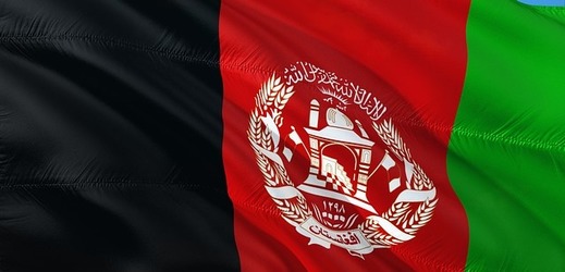 Afghánská vlajka.