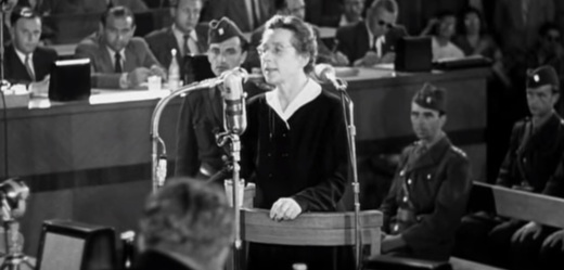 Milada Horáková při své závěrečné řeči před soudem 8. června 1950.