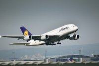 Letadlo společnosti Lufthansa. 