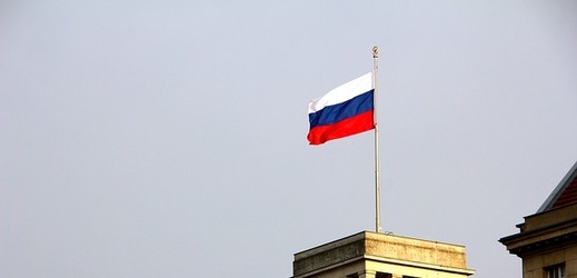 Ruská vlajka.