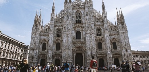 Katedrála v Miláně.