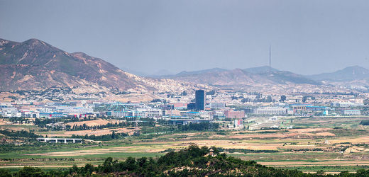 Panorama města Kesong.