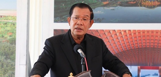 Kambodžský premiér Hun Sen.