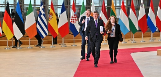 Andrej Babiš na jednání Evropské rady v Bruselu v únoru 2020.