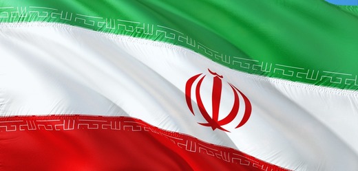 Vlajka Íránu.