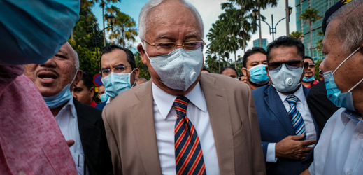 Bývalý malajský premiér Najib Razak.