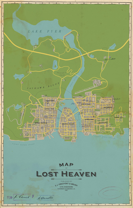 Odhalena mapa přepracované první Mafie