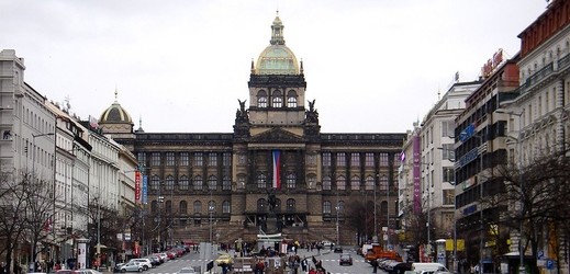 Václavské náměstí.