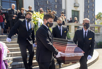 Pohřeb Miloše Nesvadby.