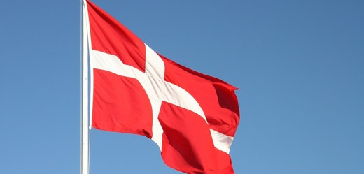Dánská vlajka.