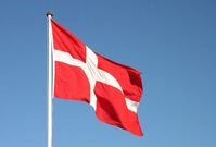 Dánská vlajka.