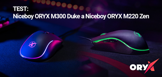 Herní myši Niceboy ORYX – vybere si každý hráč