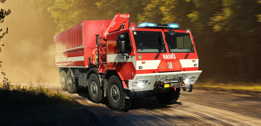 Tatra má univerzální využití, třeba u hasičů.