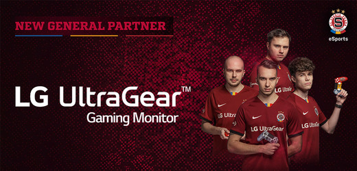 Herní monitory LG UltraGear generálním partnerem AC Sparta esports