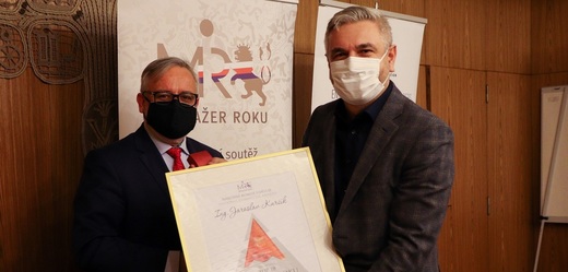 Pro dvě ocenění si přišel generální ředitel Penam Jaroslav Kurčík.