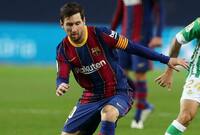 Lionel Messi ještě stále v dresu Barcelony.