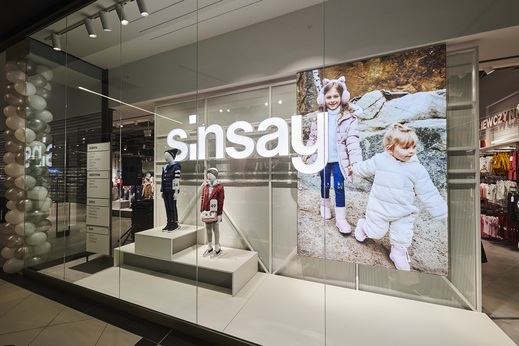 Nová prodejna Sinsay v Obchodním centrum Šestka.