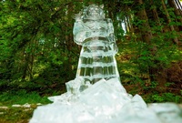 Ledová socha Radegasta.