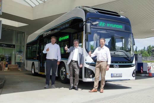 Vodíkový autobus od Hyundai.
