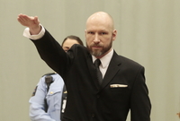 Odsouzený pravicový extremista Anders Behring Breivik.
