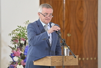 Briefing vedoucího Kanceláře prezidenta republiky Vratislava Mynáře ke zdravotnímu stavu prezidenta Miloše Zemana se konal 18. října 2021 na Pražském hradě.