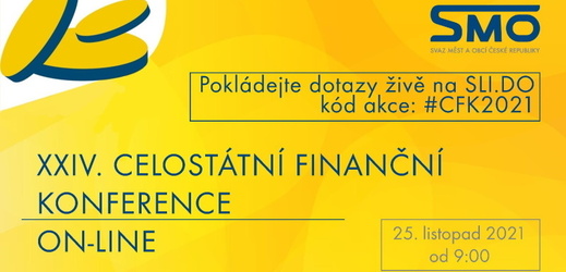 Konference SMO: Celostátní finanční konference letos již po čtyřiadvacáté.