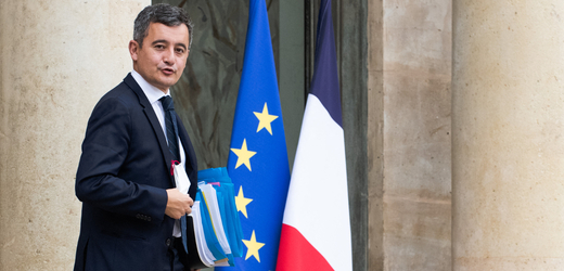 Francouzský ministr vnitra Gérald Darmanin.