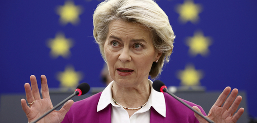 Předsedkyně unijní exekutivy Ursula von der Leyenová.