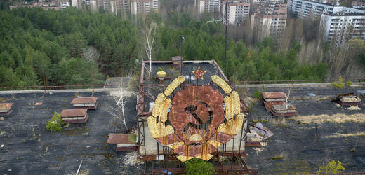 Okolí odstavené jaderné elektrárny Černobyl (ilustrační foto).