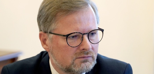 Premiér Petr Fiala (ODS.