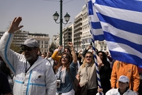 V Řecku se stávkuje kvůli růstu cen, konají se i demonstrace.