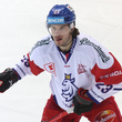Hokejový obránce Petr Zámorský v dresu národního týmu. 