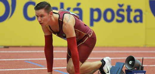 Český rekordman na 400 metrů Pavel Maslák.