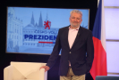 Sociolog Ivan Gabal v pořadu Česko volí prezidenta na TV Barrandov.